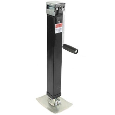 Trailer Top Wind Square Tube Jack With Zerk Fitting  7 000 Lb